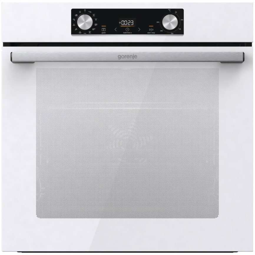 Электрический духовой шкаф Gorenje BOS6737E06WG 59 см, 77 л гриль конвекция, белый фото 1