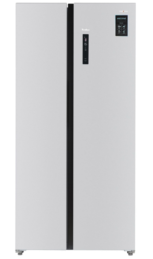 Холодильник Side-by-Side Tesler RSD-537BI SPARKLING WHITE No frost, белый фото 1