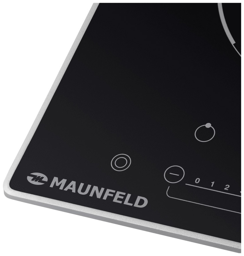 Электрическая варочная панель Maunfeld EVSE292FDBK 28 см, 2 конфорки стеклокерамика, черный фото 4