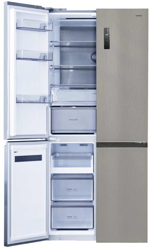 Многокамерный холодильник Centek CT-1746 NF INOX фото 3