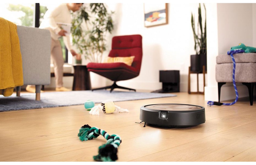 Робот-пылесос iRobot Roomba J9+, станция самоочистки, черный фото 14