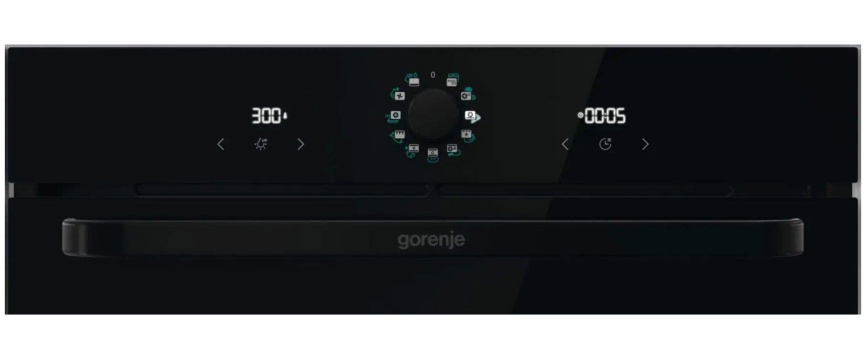 Электрический духовой шкаф Gorenje BOS67371SYB 59 см, 77 л, гриль и конвекция, черный фото 3