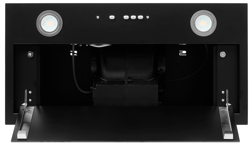 Вытяжка встраиваемая Elikor Cube 60П-1000, черный/черный фото 8