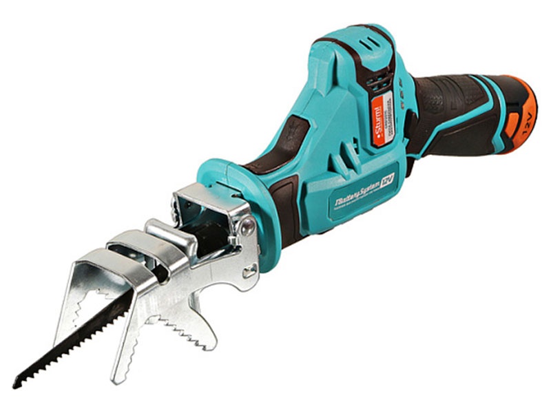 Пила сабельная аккумуляторная Sturm! CRS1201C, 12 В 1BatterySystem, ЗУ, кейс фото 1