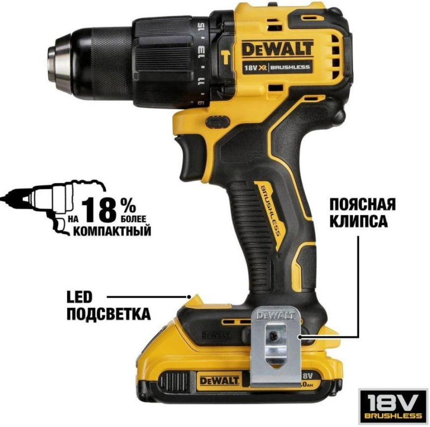 Шуруповерт Dewalt DCF809D2T-QW фото 6