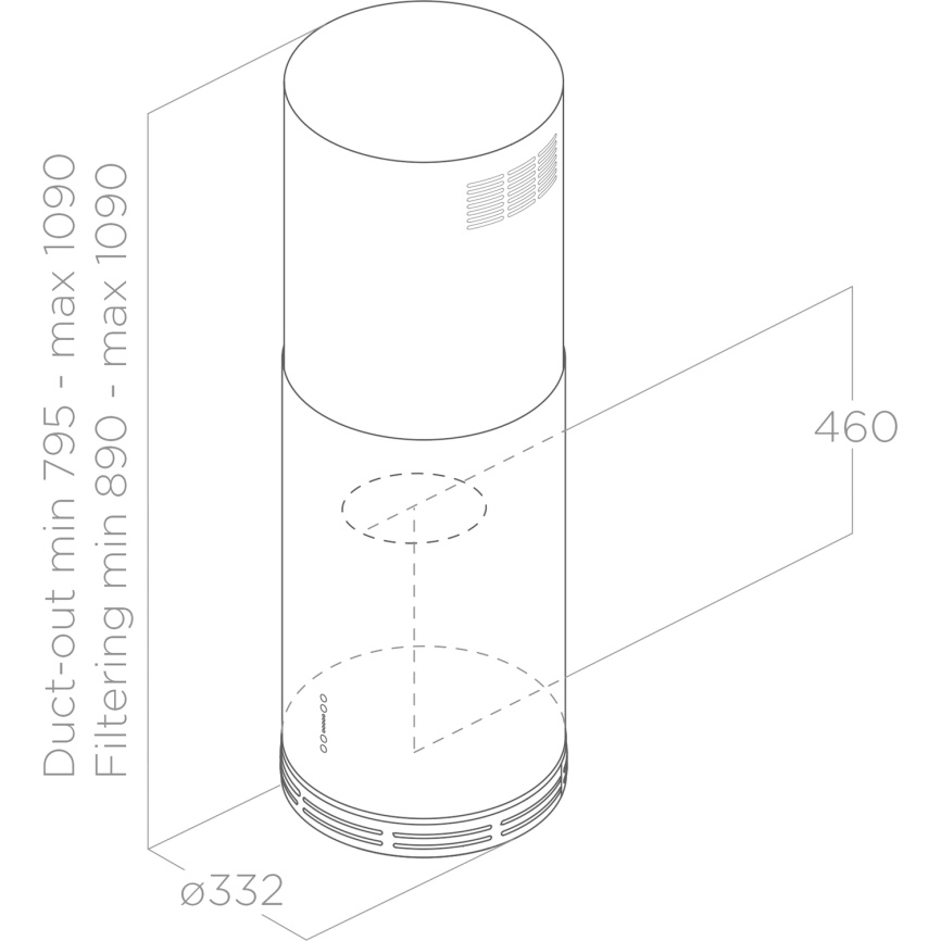 Островная вытяжка ELICA ZENITH II IX/A/33-PRF0183060 фото 4