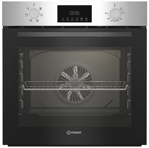 Электрический духовой шкаф Indesit IBFTE 2434 IX, 72 л, 6 режимов фото 1