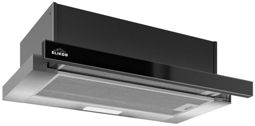 Вытяжка Elikor Интегра GLASS 50Н-400-В2Д КВ II М-400-50-248 нерж./стекло черное фото 1