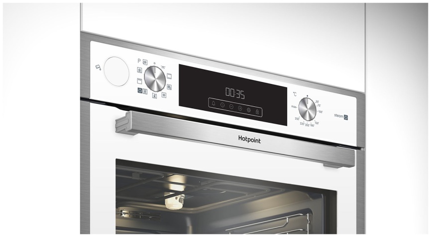 Электрический духовой шкаф Hotpoint FE8 S832 JSH WH 59 см, 72 л гриль конвекция, белый фото 4