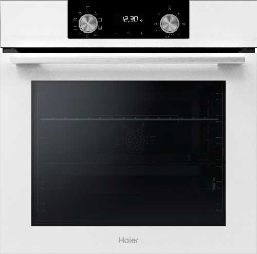 Электрический духовой шкаф Haier HOQ-K2ANN3WB 59 см, 72 л гриль конвекция, белый фото 1