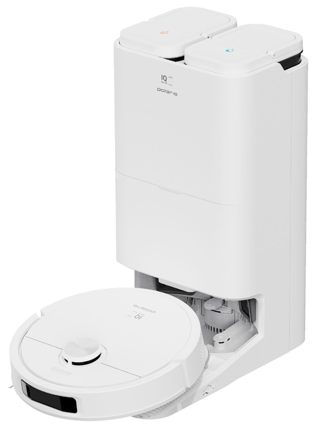 Робот-пылесос Polaris PVCRAC 7790 WIFI IQ Home, ,белый, со станцией самоочистки фото 8