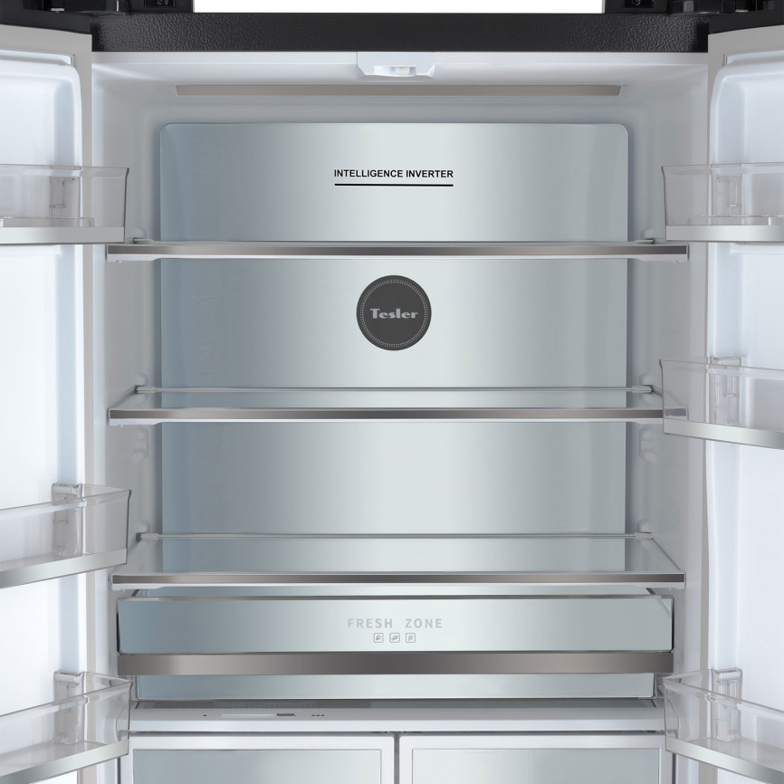 Многокамерный холодильник Tesler RFD-427BI GRAPHITE No frost, темно-серый фото 10