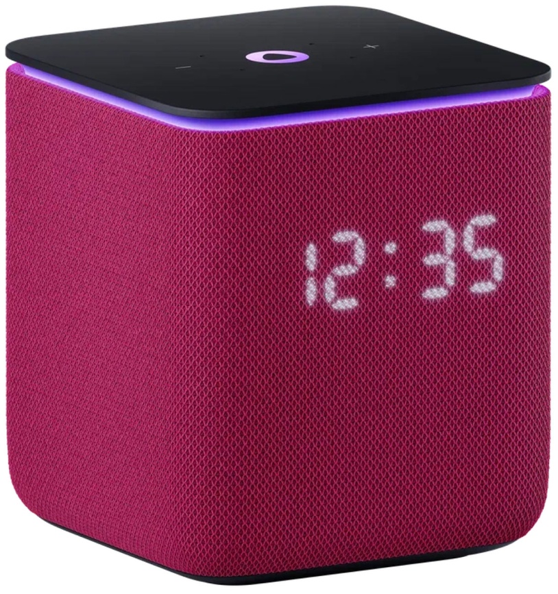 Умная колонка Яндекс Станция Миди с Алисой, с Zigbee, 24Вт, малиновый фото 1