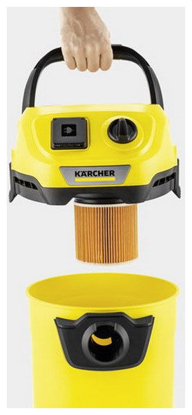 Строительный пылесос Karcher WD 3 P V-17/4/20 1.628-170.0 фото 3