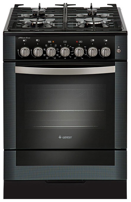 Комбинированная плита Gefest ПГЭ 6502-03 0029 60 см, 4 конфорки, черный фото 1