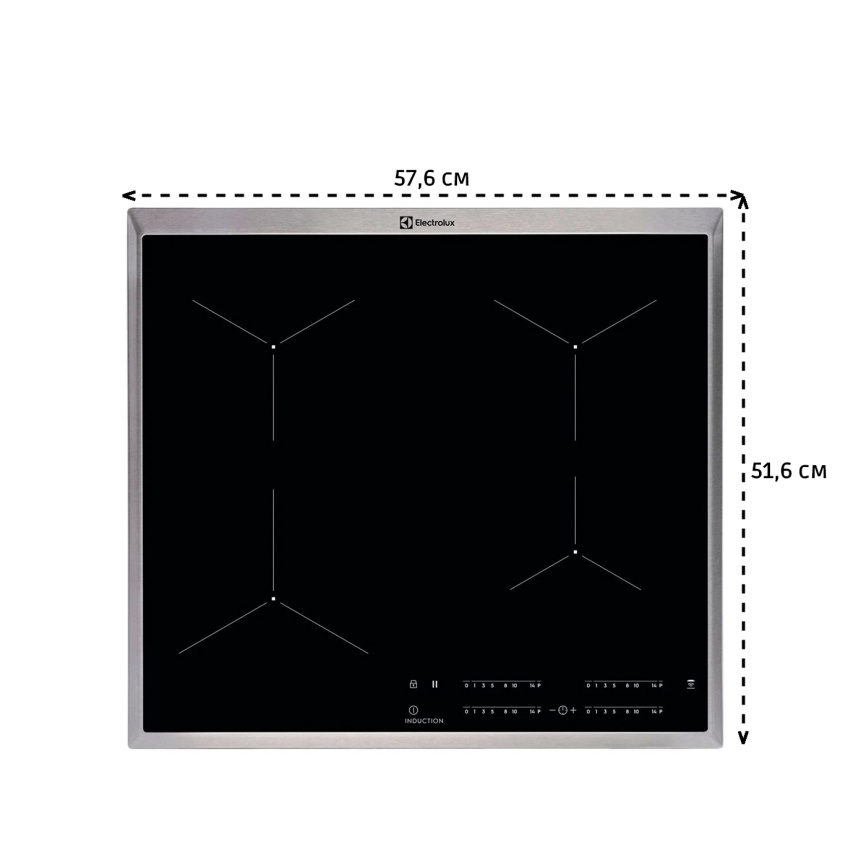 Встраиваемая варочная поверхность ELECTROLUX ELECTROLUX EIT60443X фото 4