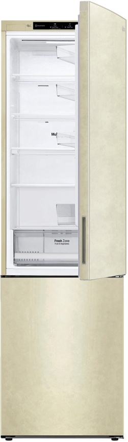 Двухкамерный холодильник LG GA-B 509 CECL No frost, бежевый фото 6