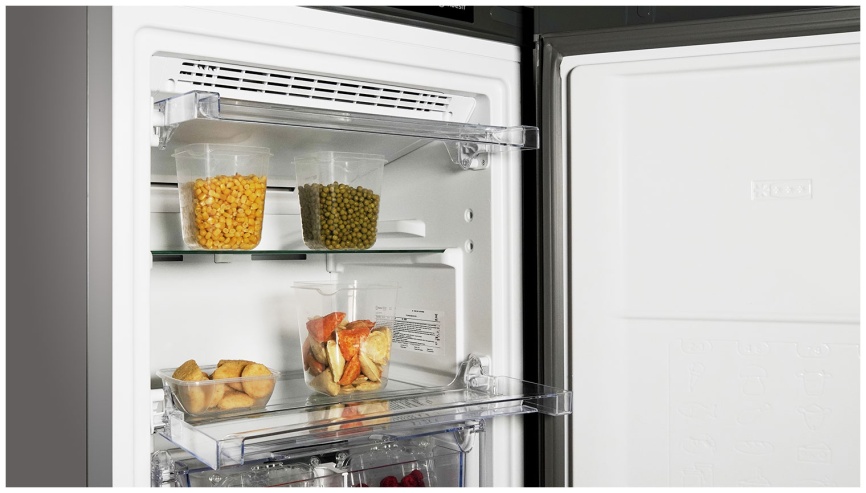 Морозильник Indesit DFZ 5175 G No Frost A+ 250 л, серый металлик фото 12