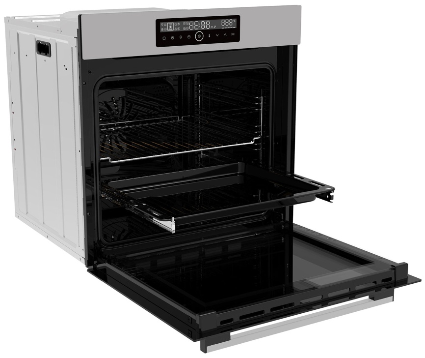 Электрический духовой шкаф Candy COXT12LATBX 59 см, 78 л, гриль и конвекция, черный фото 4