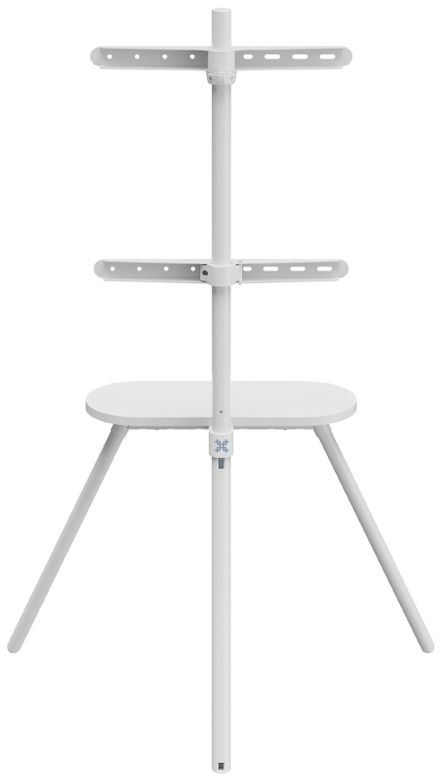 Стойка для телевизора мобильная, напольная UniTeki ST005NW с полкой, диагональ 37-65 дюймов фото 2