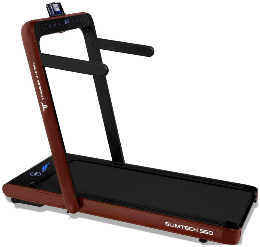 Беговая дорожка Titanium Masters Slimtech S60 коричневая фото 1