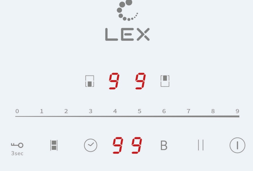 Электрическая варочная панель LEX EVI 321A WH 28 см, 2 конфорки стеклокерамика, белый фото 2
