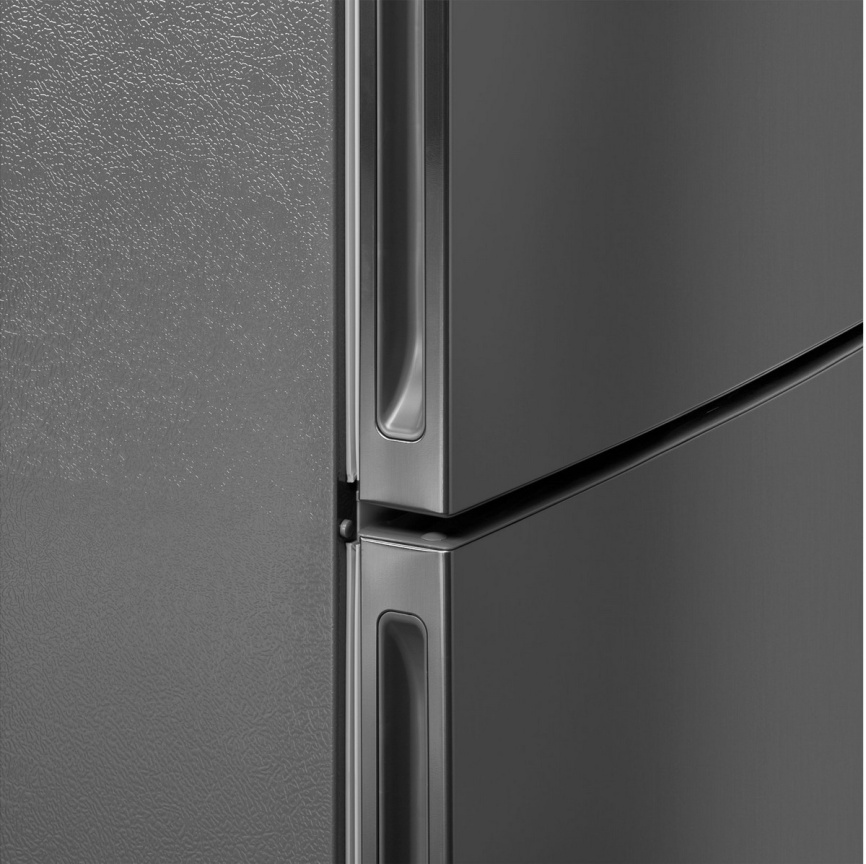 Двухкамерный холодильник Maunfeld MFF200NFSE No frost, серый фото 6