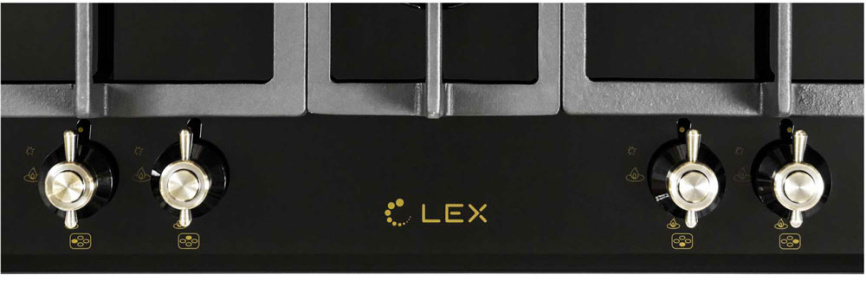 Газовая варочная панель LEX GVG 643 C BL фото 5