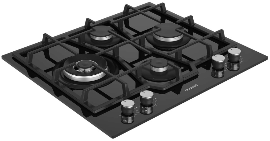 Газовая варочная панель Hotpoint HGS 62FD/BK фото 2