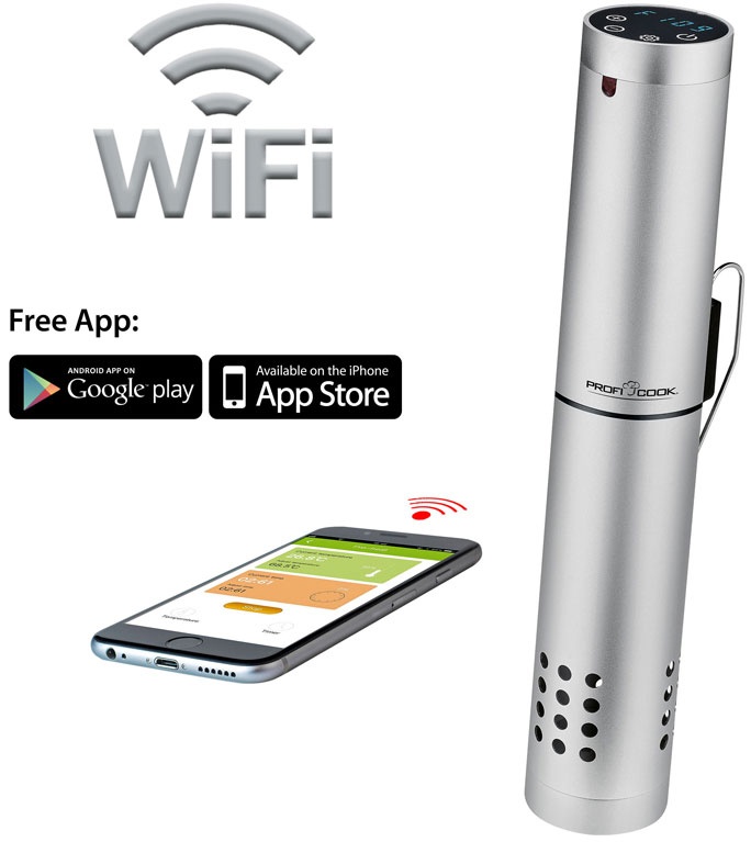 Су вид Profi Cook PC-SV 1159 silber, таймер, дисплей, индикация температуры фото 4