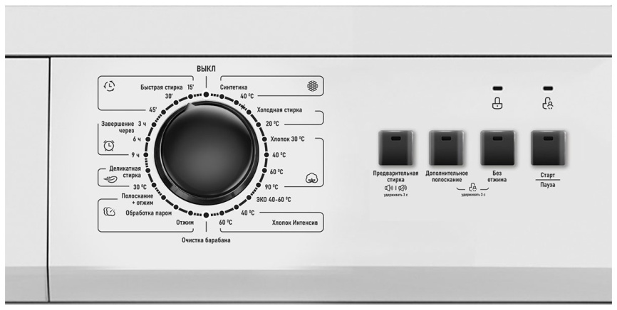 Стиральная машина Centek CT-1902 автомат 6 кг, белый фото 2