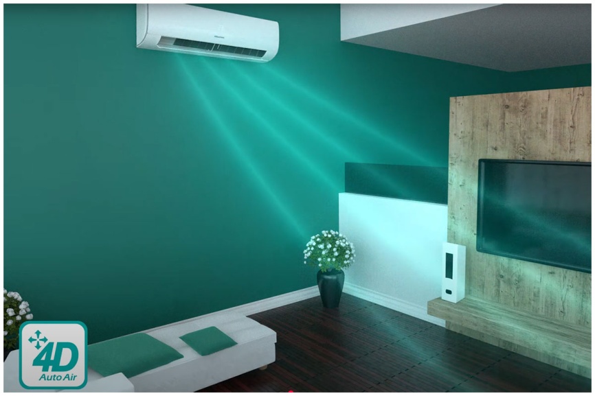 Кондиционер сплит-система инверторная Hisense AS-07UW4RYRKB00, Wi-Fi фото 15