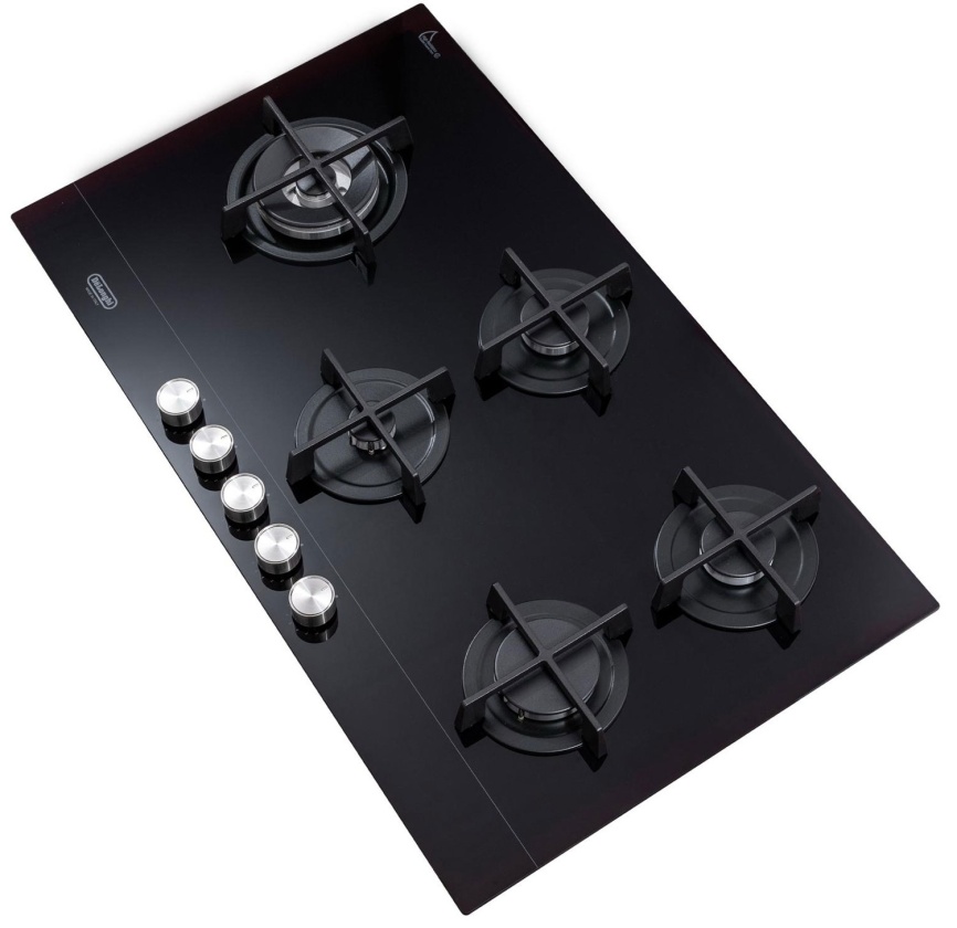 Газовая варочная панель De’Longhi NSL 590D NCM RUS 90 см, 5 конфорок электроподжиг газконтроль, черный фото 3