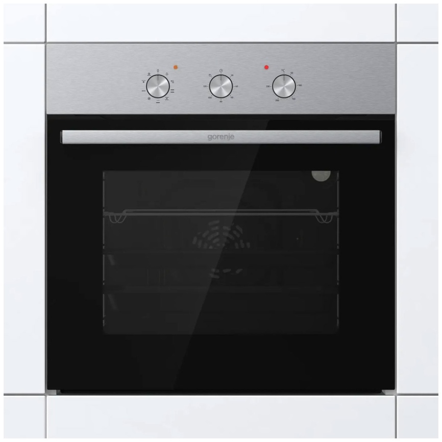 Электрический духовой шкаф Gorenje BO6727E03NX 59 см, 73 л гриль конвекция, серебристый фото 5