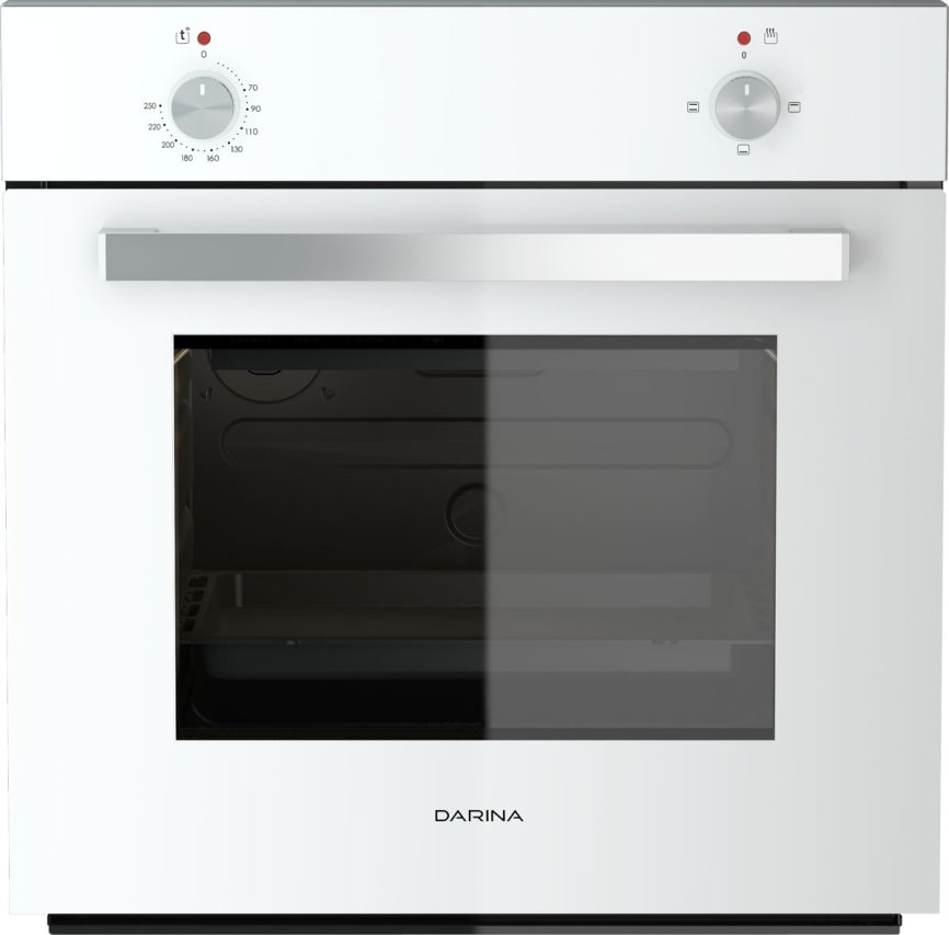 Электрический духовой шкаф Darina BO 1700W 59 см, 50 л, белый фото 1