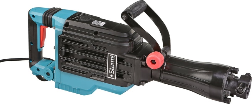 Отбойный молоток Sturm! DH2525P, ПРОФИ, 2200Вт, 60Дж, HEX, 1850уд/мин, 5 м кабель (кейс) фото 3