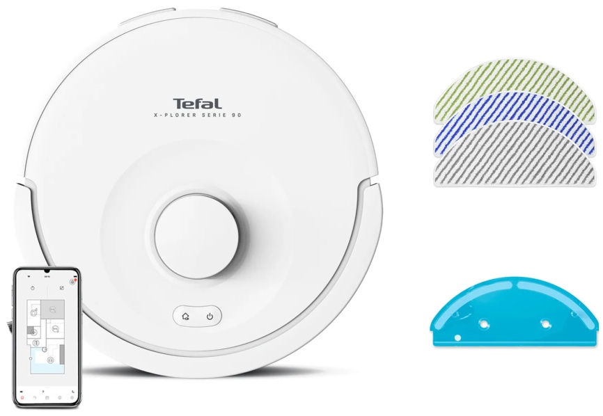 Робот-пылесос Tefal X-PLORER Serie 90 Animal Allergy (RG8777WH) белый фото 2