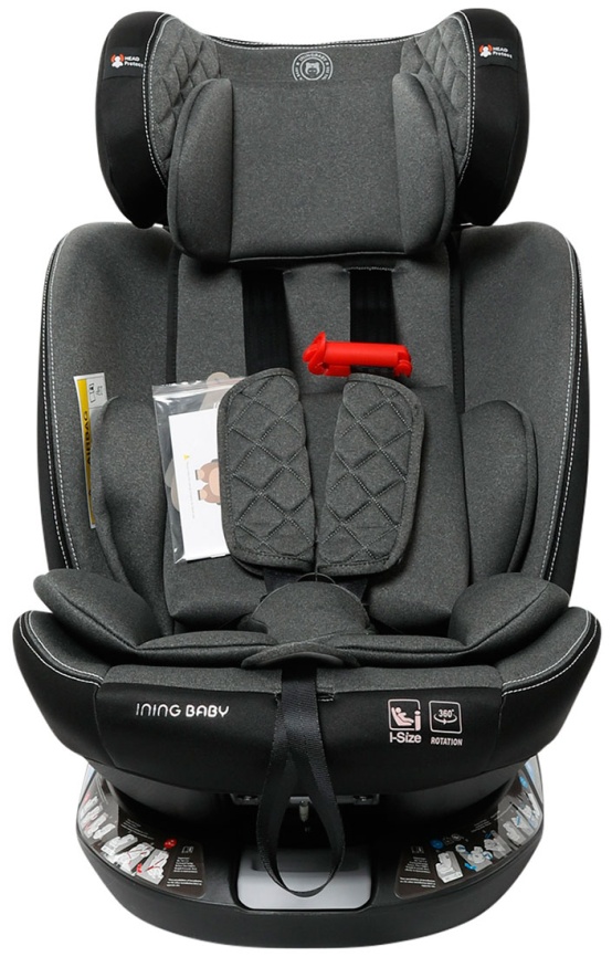 Автокресло Ining Baby KRC001 black фото 7