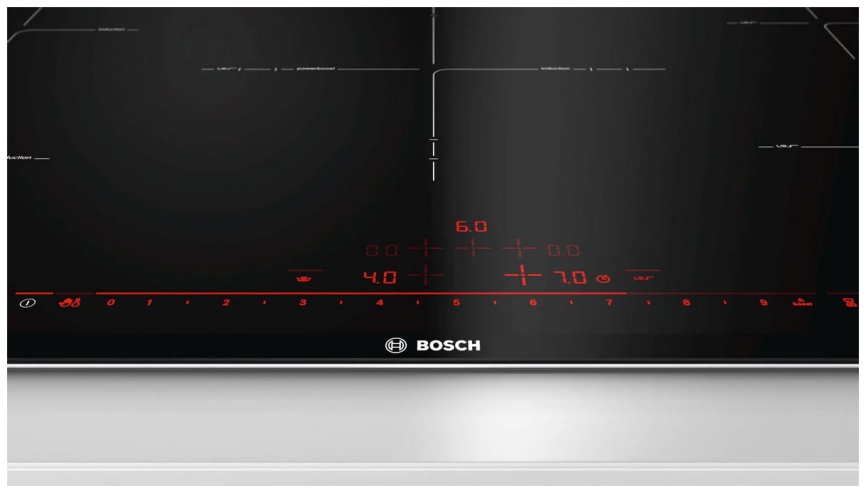 Электрическая варочная панель Bosch PIV975DC1E 91 см, 5 конфорок стеклокерамика, черный фото 4