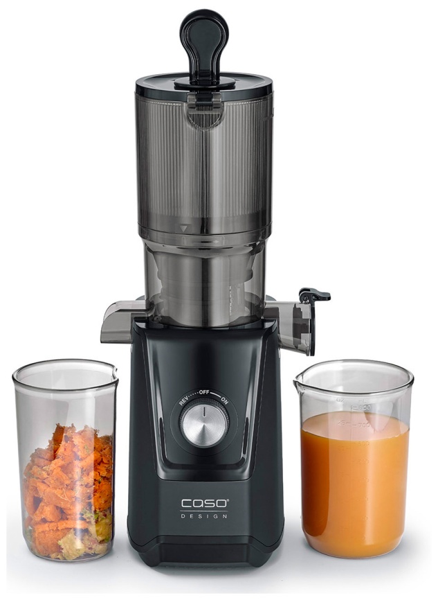 Соковыжималка шнековая Caso Juice Fit, 200 Вт, нержавеющая сталь фото 3