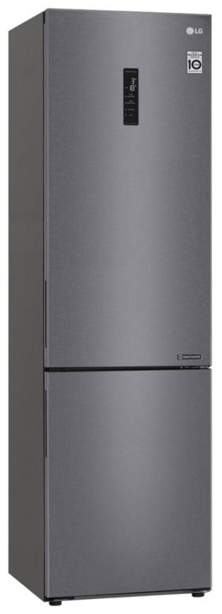 Двухкамерный холодильник LG GA-B 509 CLSL No frost, темно-серый фото 3