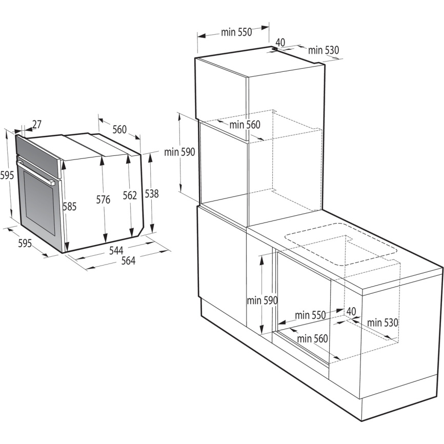 Духовой шкаф GORENJE BOS6737E20FBG фото 4