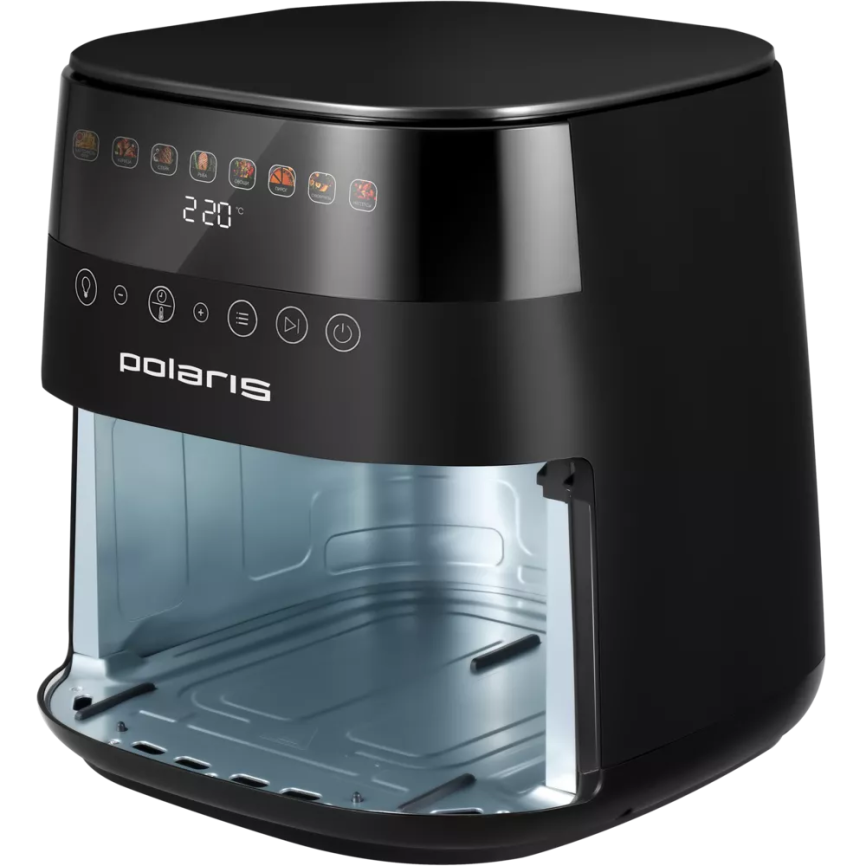 Аэрогриль электрический PAF 8003W WIFI IQ Home Черный POLARIS CN фото 11