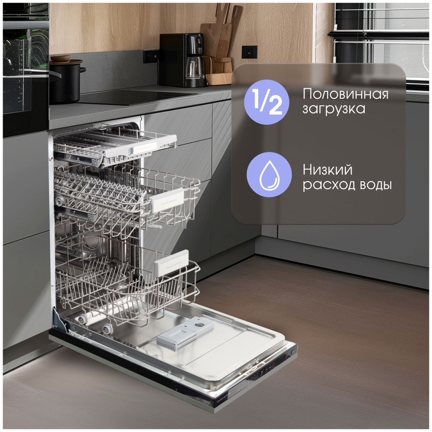Встраиваемая посудомоечная машина Zigmund & Shtain DW 308.4 фото 7