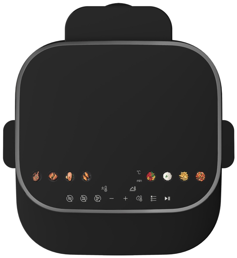 Аэрогриль Grundig FRY 8420, пароварка, 1750 Вт, 3D-нагрев, антипригарное покрытие фото 5