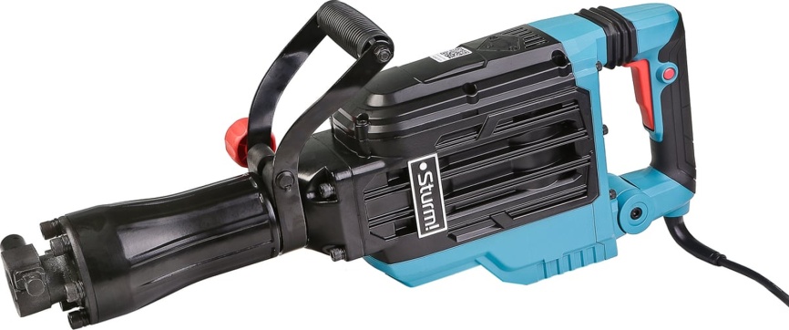 Отбойный молоток Sturm! DH2525P, ПРОФИ, 2200Вт, 60Дж, HEX, 1850уд/мин, 5 м кабель (кейс) фото 2