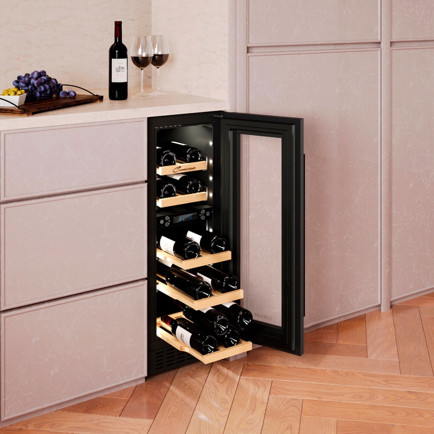 Встраиваемый винный шкаф Libhof CXD-16 Black фото 22