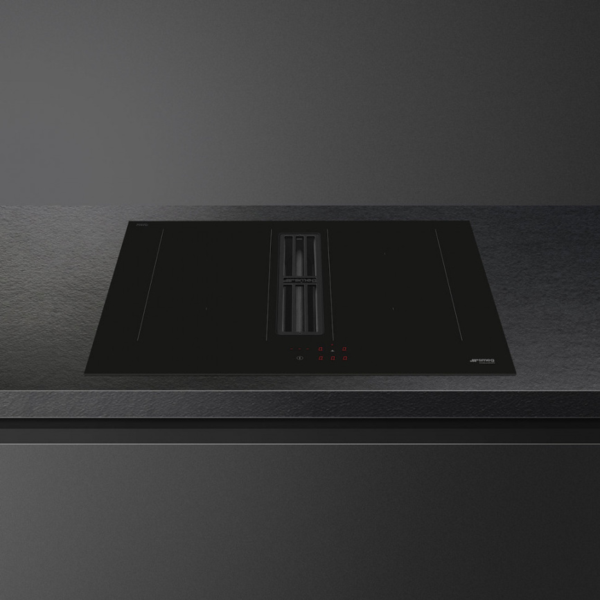 Варочная поверхность со встроенной вытяжкой Smeg SMEG HOBD472D2 фото 2