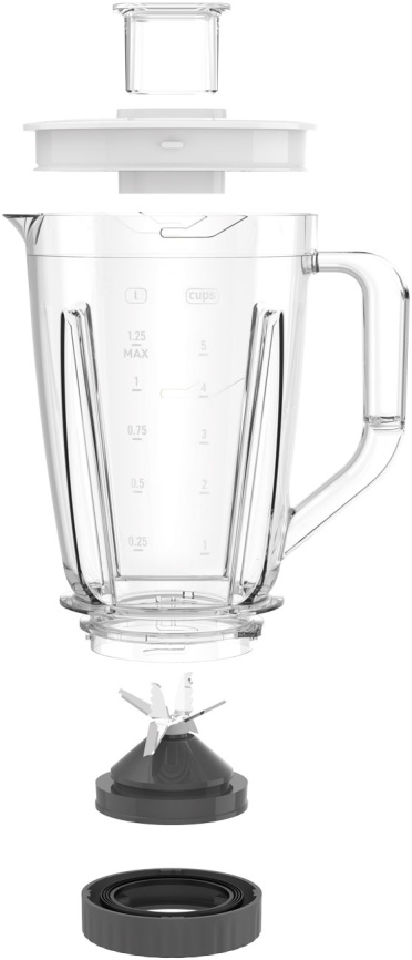 Блендер стационарный Moulinex Blendforce 2 LM42Q110, белый/серый фото 12