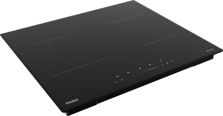 Электрическая варочная панель Haier HHX-Y64TVVB 59 см, 4 конфорки стеклокерамика, черный фото 3